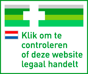 Logo van de registratie van Lairesse Ziekenhuisfarmacie - officieel goedgekeurd als online aanbieder van geneesmiddelen in Nederland.