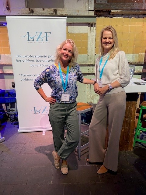 Roosje Korteweg en Jacqueline van der Lingen van Lairesses Ziekenhuisfarmacie aanwezig op het ZKN-congres 2025.