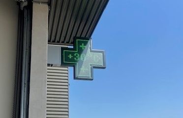 Apothekersbord van Lairesse Ziekenhuisfarmacie op onze nieuwe locatie op Schiphol-Rijk.